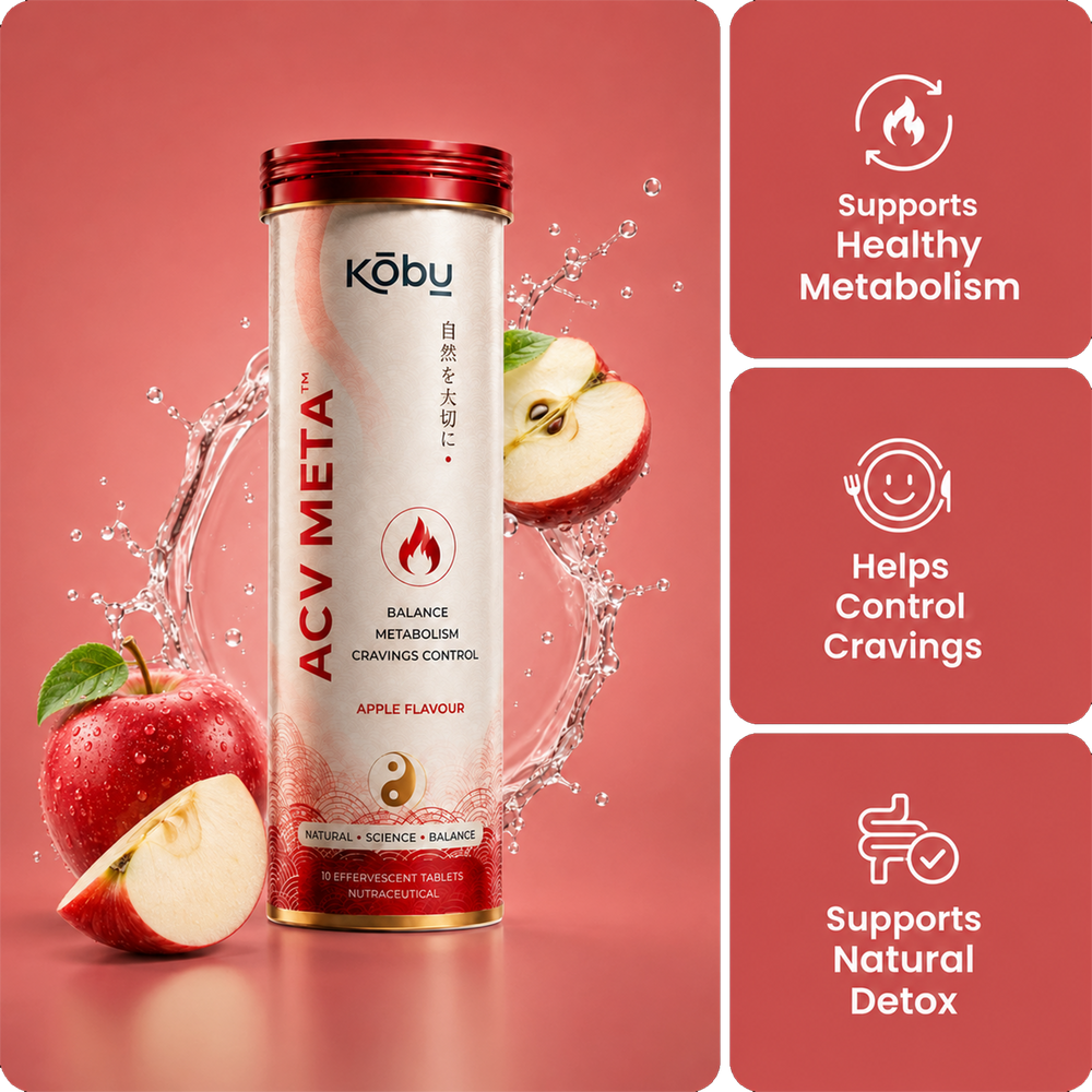 Kōbu Care ACV META™ Apple Flavour Effervescent Tablets