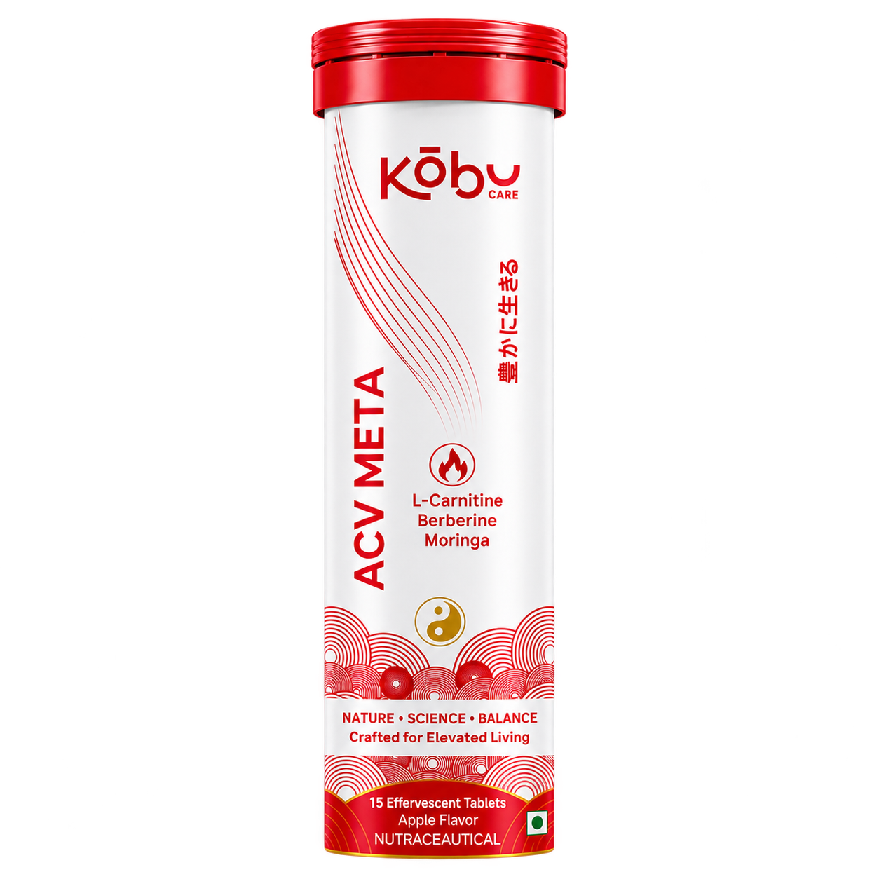 Kōbu Care ACV META™ Apple Flavour Effervescent Tablets