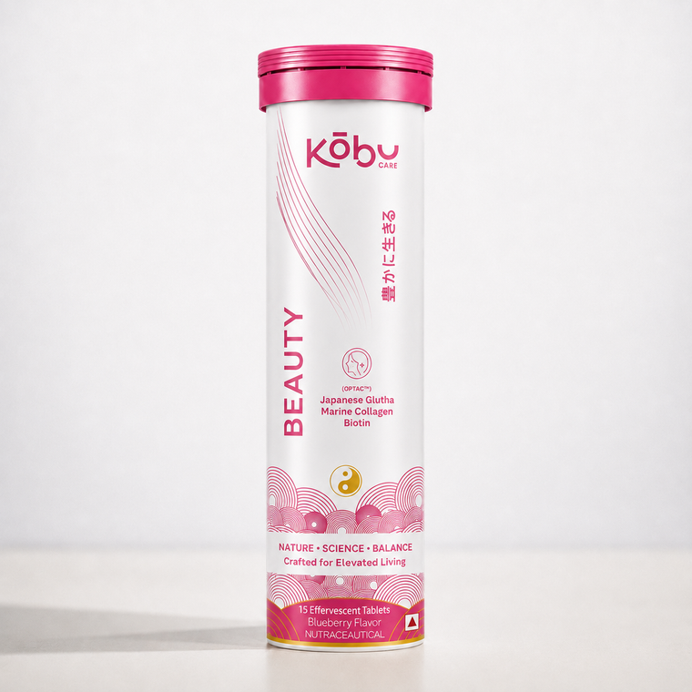 Kōbu Care Beauty™ Sakura Berry Flavour Effervescent Tablets