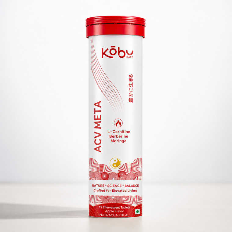 Kōbu Care ACV META™ Apple Flavour Effervescent Tablets