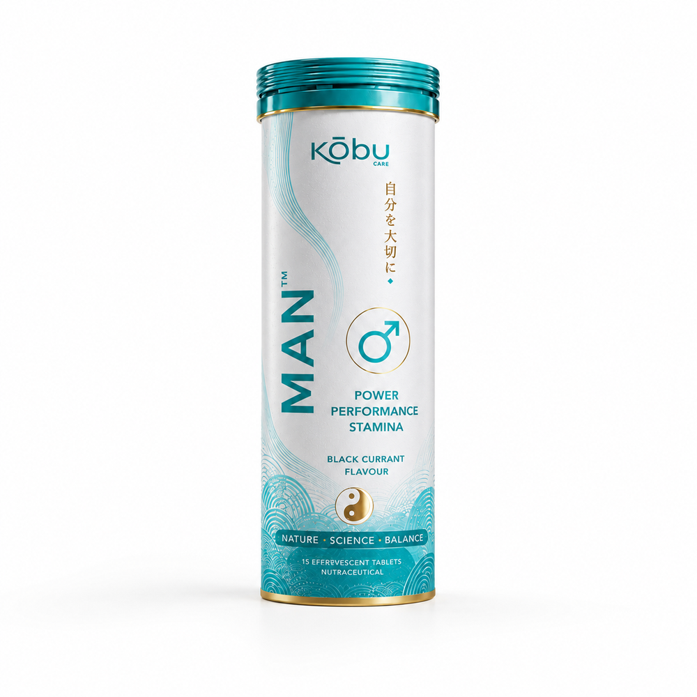 Kōbu Care MAN™ Black Currant Flavour Effervescent Tablets