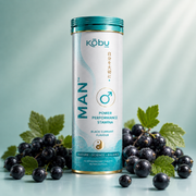 Kōbu Care MAN™ Black Currant Flavour Effervescent Tablets