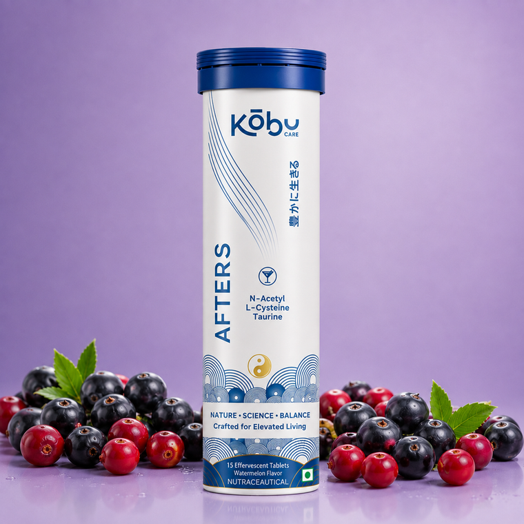 Kōbu Care AFTER PARTY™ Citrus Berry Flavour Effervescent Tablets