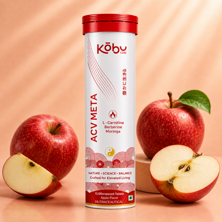 Kōbu Care ACV META™ Apple Flavour Effervescent Tablets