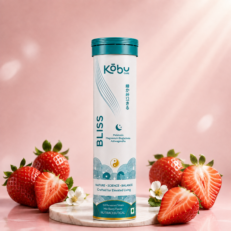 Kōbu Care Bliss™ Strawberry Flavour Effervescent Tablets