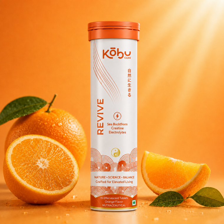 Kōbu Care REVIVE™ Orange Flavour Effervescent Tablets
