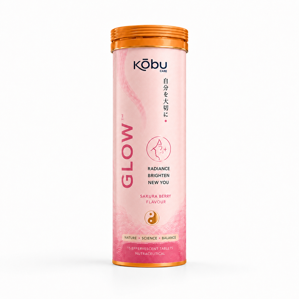 Kōbu Care GLOW™ Sakura Berry Flavour Effervescent Tablets