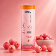 Kōbu Care GLOW™ Sakura Berry Flavour Effervescent Tablets