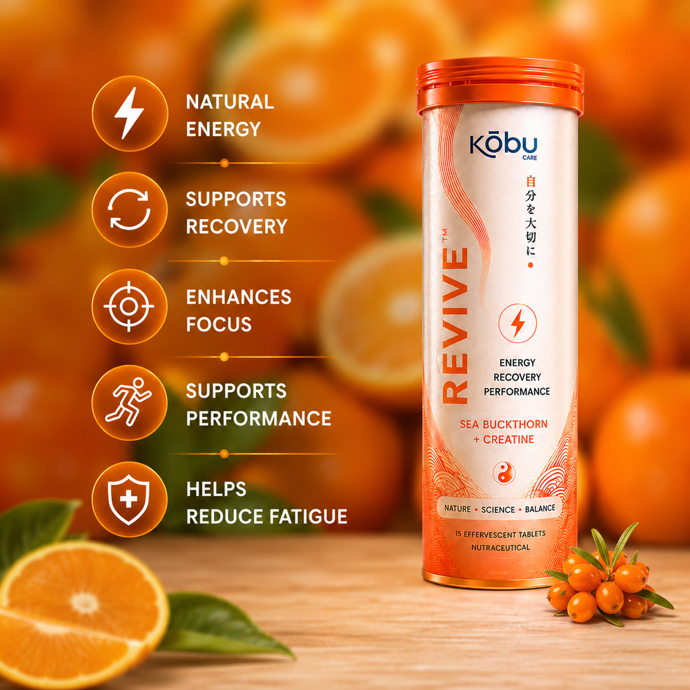 Kōbu Care REVIVE™ Orange Flavour Effervescent Tablets
