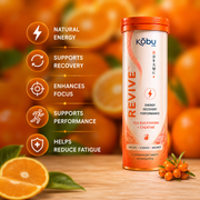 Kōbu Care REVIVE™ Orange Flavour Effervescent Tablets