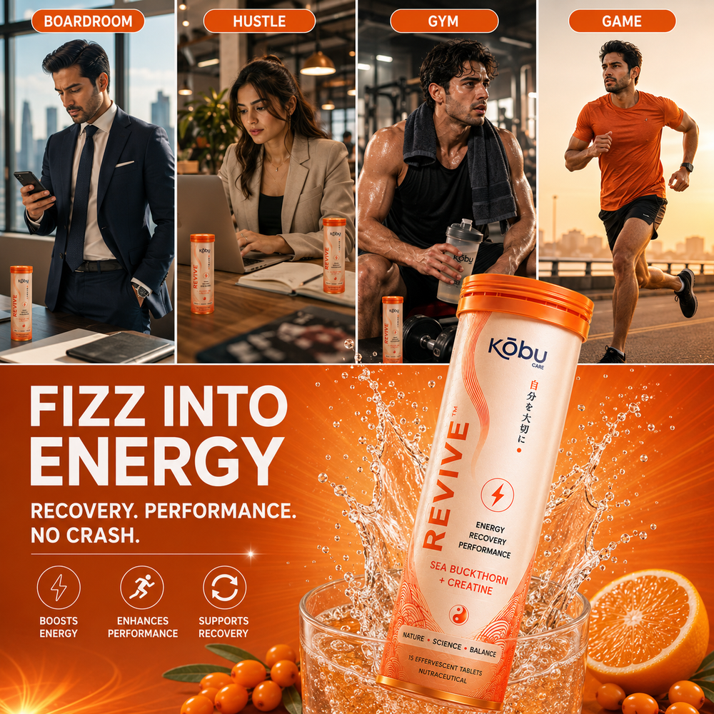 Kōbu Care REVIVE™ Orange Flavour Effervescent Tablets