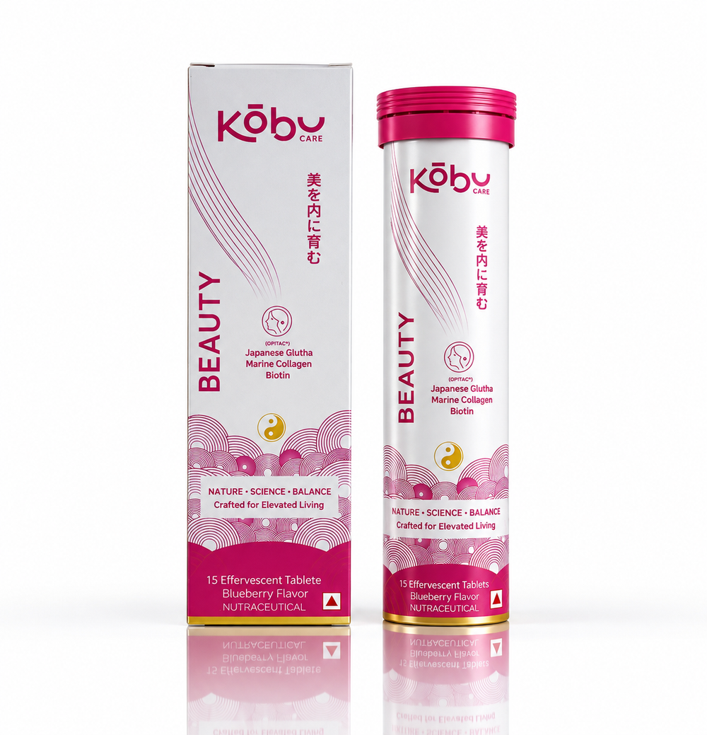 Kōbu Care Beauty™ Blue Berry Flavour Effervescent Tablets