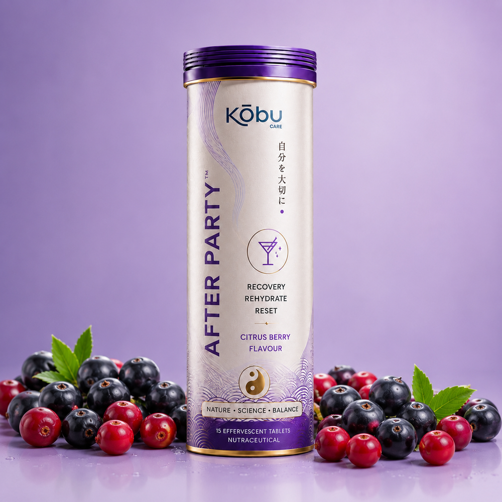 Kōbu Care AFTER PARTY™ Citrus Berry Flavour Effervescent Tablets