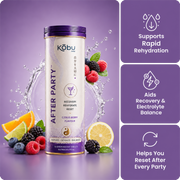 Kōbu Care AFTER PARTY™ Citrus Berry Flavour Effervescent Tablets