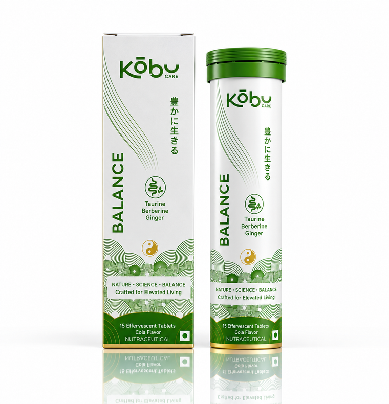 Kōbu Care Balance Cola Flavour Effervescent Tablets