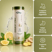 Kōbu Care DIGEST PRO™ Lemon Ginger Flavour Effervescent Tablets