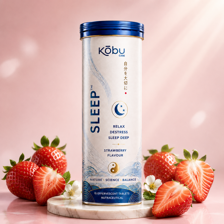 Kōbu Care SLEEP™ Strawberry Flavour Effervescent Tablets
