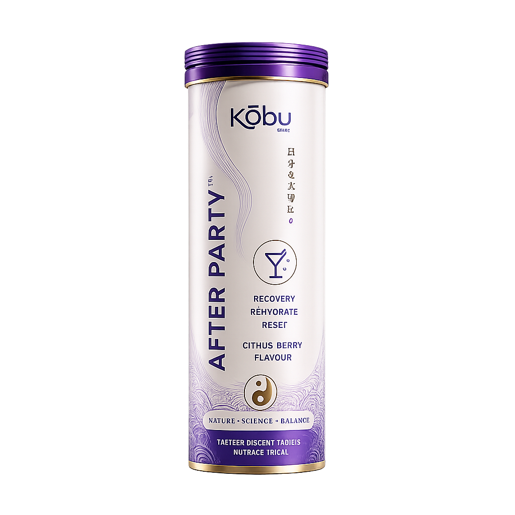 Kōbu Care AFTER PARTY™ Citrus Berry Flavour Effervescent Tablets